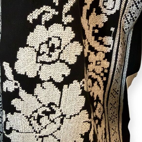 Free People Lace Embroidered Denim Buttondown Shirt - Picture 11 of 12